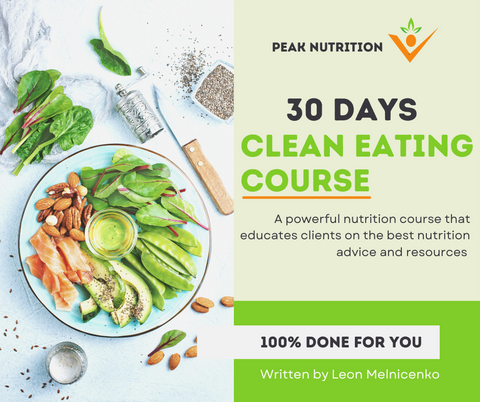 The Ultimate 30-Day Clean Eating Course (DFY)